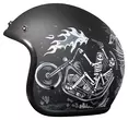 Retro Ghost Rider Черно-белый