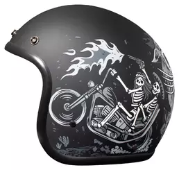 Retro Ghost Rider Черно-белый
