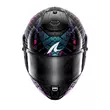 Shark Spartan Rs Reptaia Мотошлем Black Blue Glitter Синий