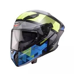 Caberg Drift Evo 2 Prism Мотошлем Yellow Blue Matt Синий