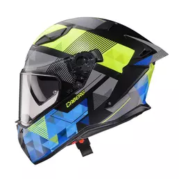 Caberg Drift Evo 2 Prism Мотошлем Yellow Blue Matt Синий
