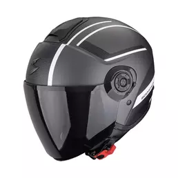 Scorpion Exo City 2 Cosmos Мотошлем Silver Matt Черный