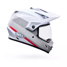 Bell Mx-9 Adv Mips Ece6 Trail Мотошлем White Red Белый