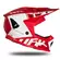 Ufo Echus Мотошлем Red Красный