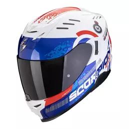 Scorpion Exo 520 Evo Air Titan White Blue Red Синий