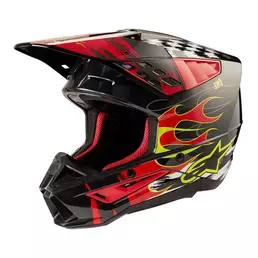 Alpinestars Sm5 2206 Rash Мотошлем Grey Red Красный (размер: s)