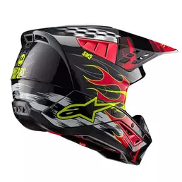 Alpinestars Sm5 2206 Rash Мотошлем Grey Red Красный