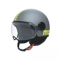Momodesign Fgtr Classic 2206 Fluo Мотошлем Yellow Matt Серый (размер: m)