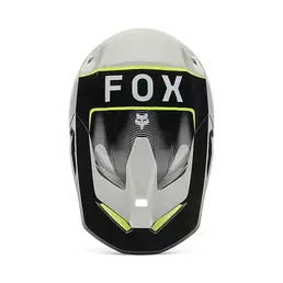 Fox V1 Collect Мотошлем Gray Yellow Желтый