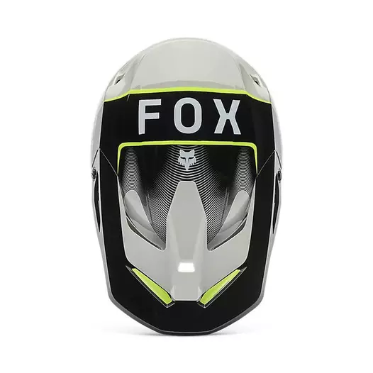 Fox V1 Collect Мотошлем Gray Yellow Желтый