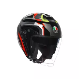 Agv Irides E2206 Zurigo Мотошлем Black Red Yellow Черный