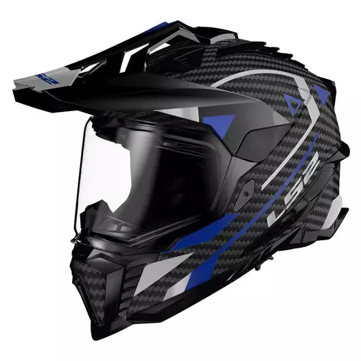 LS2 MX701 Explorer Carbon Adventure integralhelm Синий (размер: s)