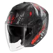 SHARK RS Jet Carbon Shaytan jethelm Black / Red / Anthracite