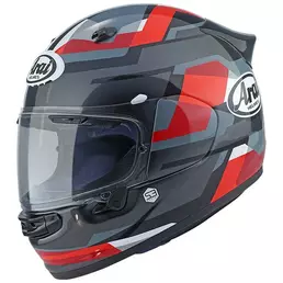 Arai Quantic Abstract Мотошлем Red Красный