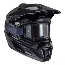 Leatt Adv 8.5 V.25 Мотошлем Stealth Черный