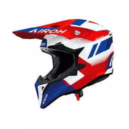 Airoh Wraaap Vision Мотошлем Red Blue Красный