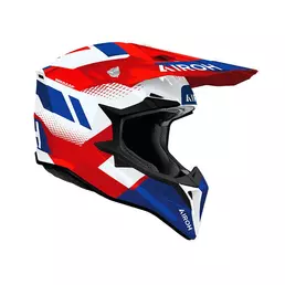 Airoh Wraaap Vision Мотошлем Red Blue Красный
