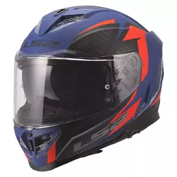 Ls2 Ff818 Storm 3 Dynamo Мотошлем Blue Red Matt Синий