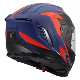 Ls2 Ff818 Storm 3 Dynamo Мотошлем Blue Red Matt Синий