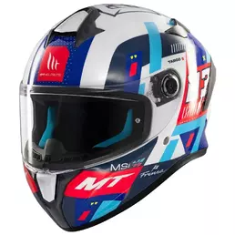 MT Helmets Targo S Sergio Garcia 2024 integralhelm Бело-синий