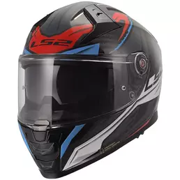Ls2 Ff811 Vector 2 Carbon Savage Мотошлем Blue Red Синий (размер: 2xs)
