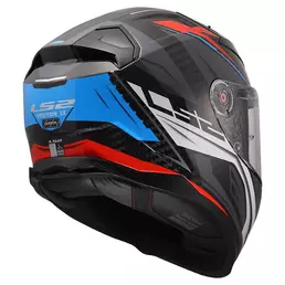 Ls2 Ff811 Vector 2 Carbon Savage Мотошлем Blue Red Синий