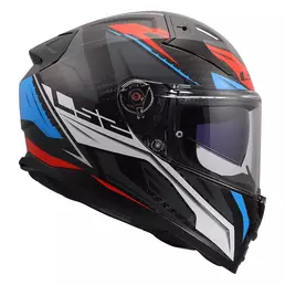 Ls2 Ff811 Vector 2 Carbon Savage Мотошлем Blue Red Синий