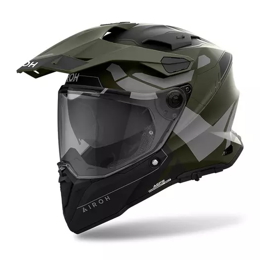 Airoh Commander 2 Reveal Мотошлем Green Matt Зеленый (размер: xs)