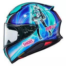 Shoei Nxr 2 Hatsune Miku Tc-4 Мотошлем Синий