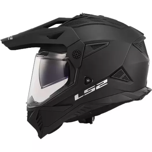 Ls2 Mx702 Pioneer 2 Solid Мотошлем Black Matt Черный