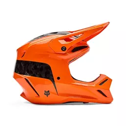 Fox V3 Rs Fracture Мотошлем Orange Fluo Оранжевый