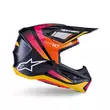 Alpinestars Sm7 Rise Мотошлем Black Yellow Pink Желтый
