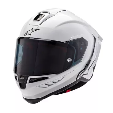 Alpinestars Supertech R10 Solid Мотошлем White Gloss Белый