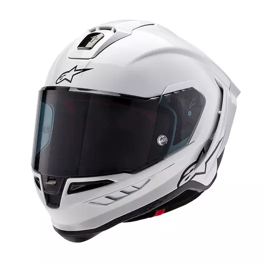 Alpinestars Supertech R10 Solid Мотошлем White Gloss Белый (размер: s)