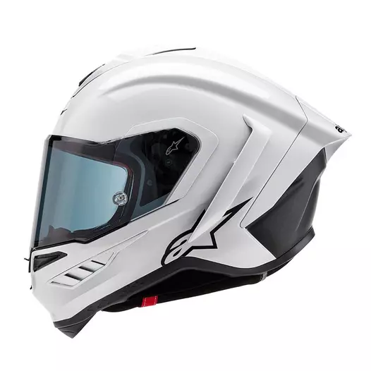Alpinestars Supertech R10 Solid Мотошлем White Gloss Белый
