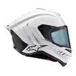 Alpinestars Supertech R10 Solid Мотошлем White Gloss Белый