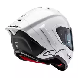 Alpinestars Supertech R10 Solid Мотошлем White Gloss Белый