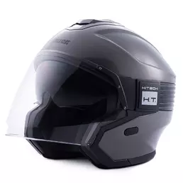 Blauer Hacker Мотошлем Titanium Black Серый (размер: m1)
