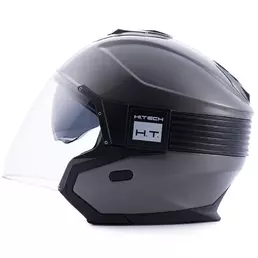 Blauer Hacker Мотошлем Titanium Black Серый