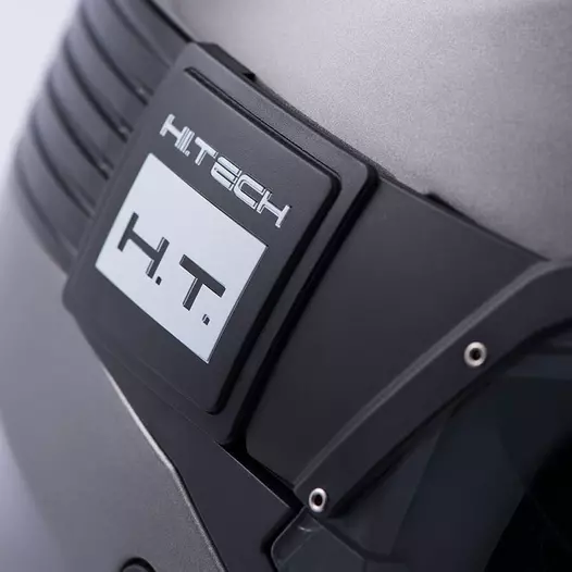 Blauer Hacker Мотошлем Titanium Black Серый