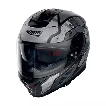 Nolan N80.8 Starscream N-com Grey Black Matt Серый