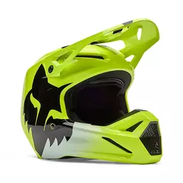 Fox V1 Shield Мотошлем Yellow Fluo Желтый