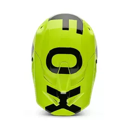 Fox V1 Shield Мотошлем Yellow Fluo Желтый
