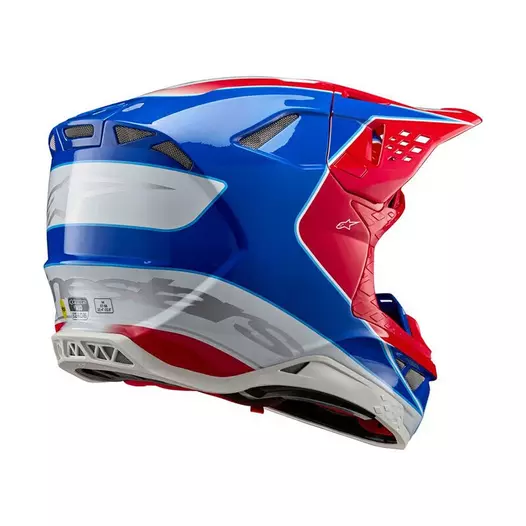Alpinestars Supertech M10 2206 Aeon Мотошлем Red Blue Синий