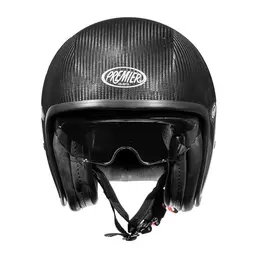 Premier Vintage Carbon 22.06 Мотошлем Черный