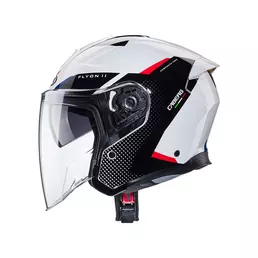 Caberg Flyon 2 Boss Мотошлем White Red Blue Белый