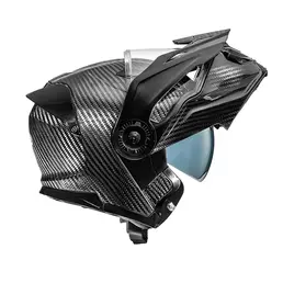 Premier Land Cruiser Carbon Modular Мотошлем Black Черный