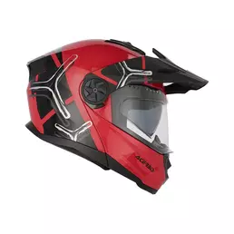 Acerbis Rider Modular Мотошлем Red Black Красный