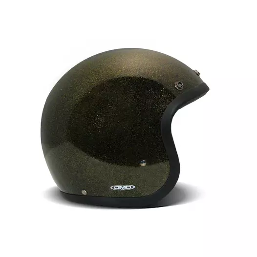 Dmd Jet Retro Glitter Мотошлем Bronze Черный (размер: xs)