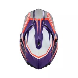Acerbis Linear 2206 Мотошлем Purple White Фиолетовый